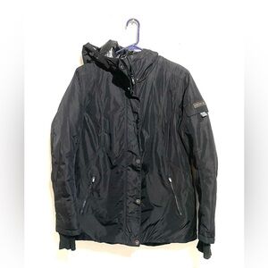 Obermeyer Thermal Black Winter Ski Jacket Coat Insulated 10 EUC